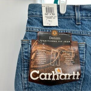 deadstock vintage Carhartt Dungaree Denim Blue Jeans